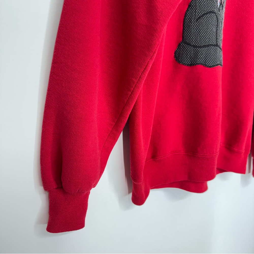 Vintage Jerzees Mixed Patchwork Embroidered Cat S… - image 3